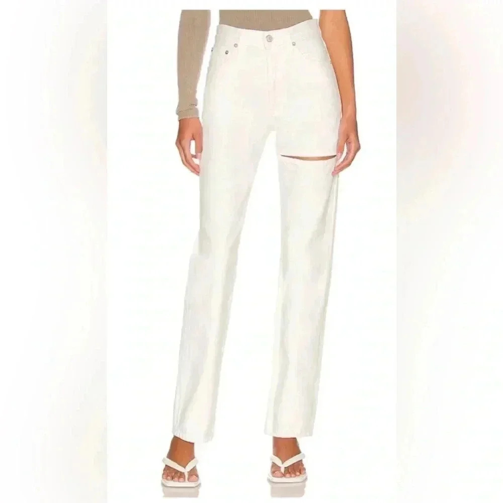 Agolde White Women's straight leg Jeans •27